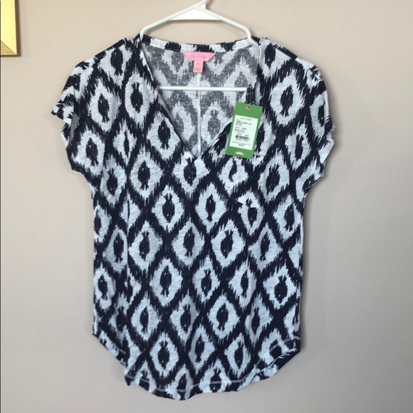 Lilly Pulitzer Tops - Lilly Pulitzer XXS Duval Top New w Tags